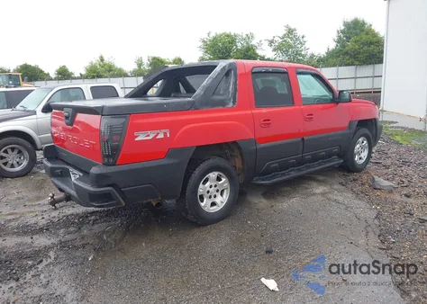 2002 Chevrolet Avalanche 1500 from USA, damaged, VIN 3GNEK13T12G128670
